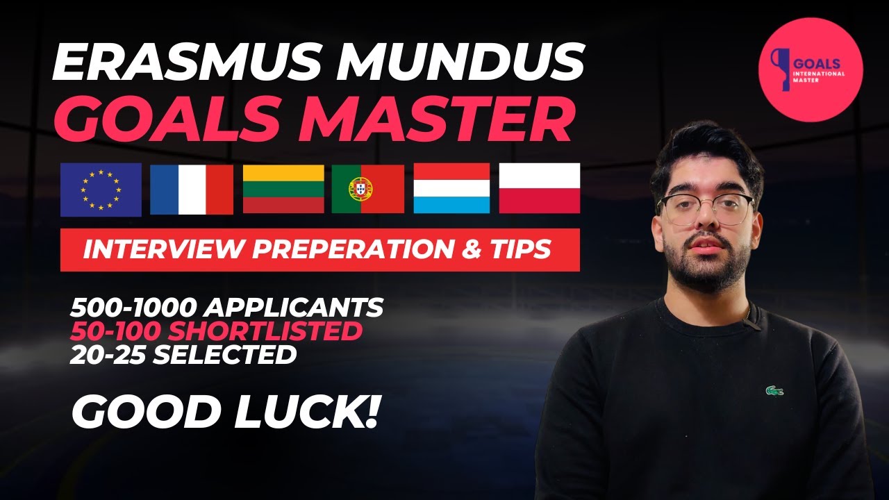 GOALS Master | Interview Application & Tips | Erasmus Mundus | Sport Management | How to Prepare?