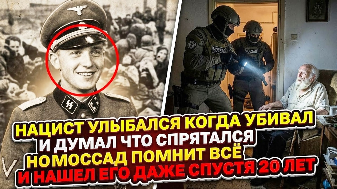 МОССАД искал его по всему миру 20 лет… Нацист думал, что спасся в Америке! Но евреи помнят всё...