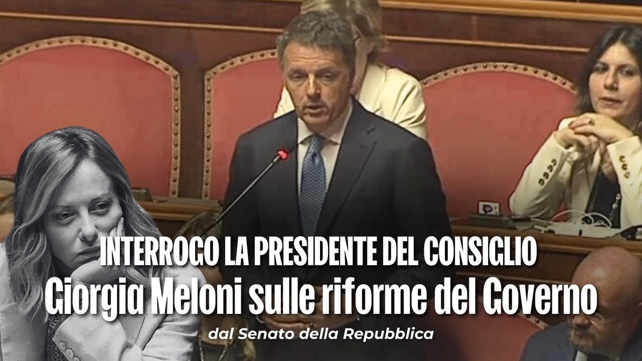 Interrogazione alla Presidente del Consiglio Giorgia Meloni sulle riforme del Governo | 7/05/2025
