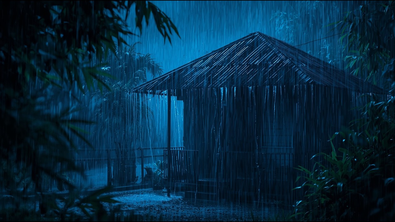 Rain Sounds for Sleep 🌧️ Super Heavy Rain Ambience | Fall Asleep Fast All Night #29