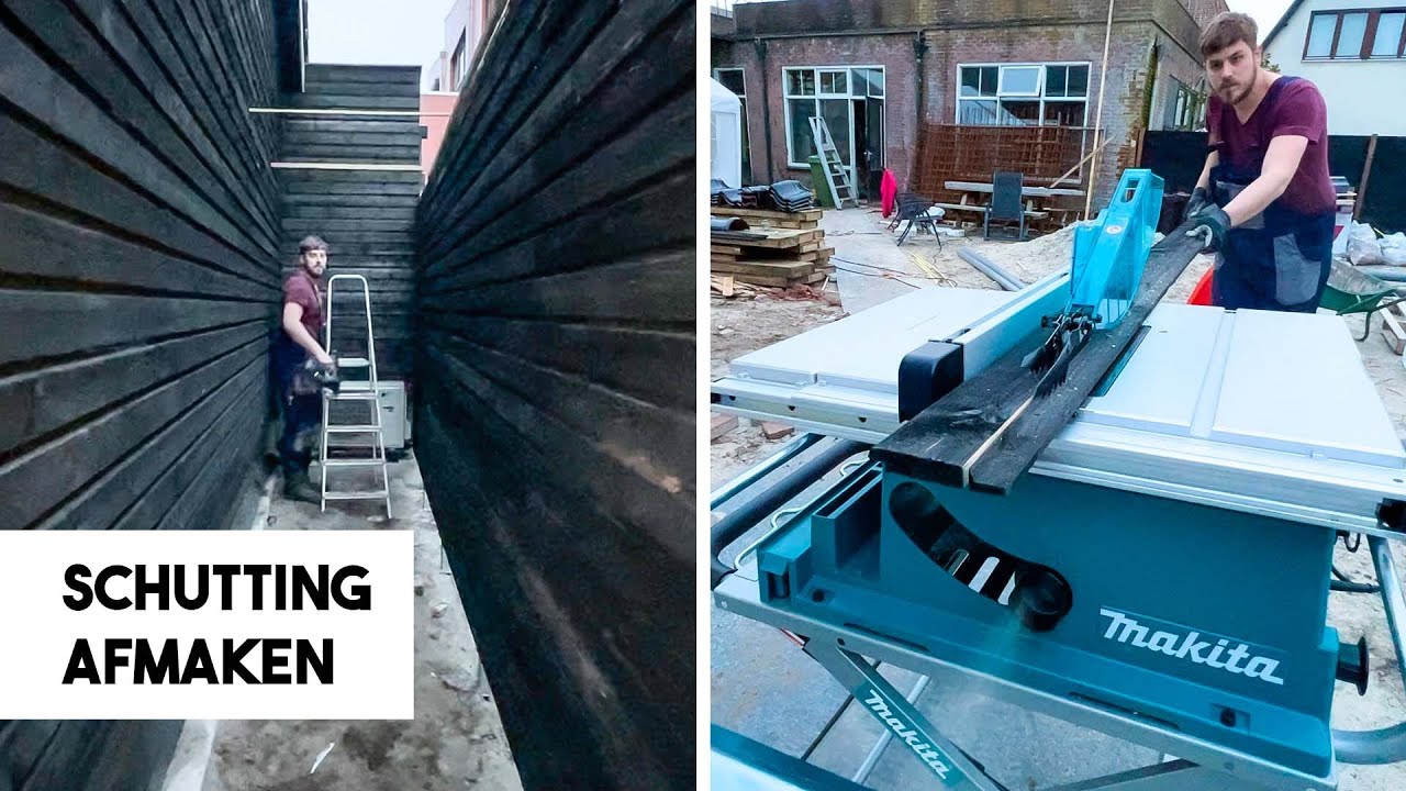 De Schutting Is Af! | VERBOUW VLOG #70