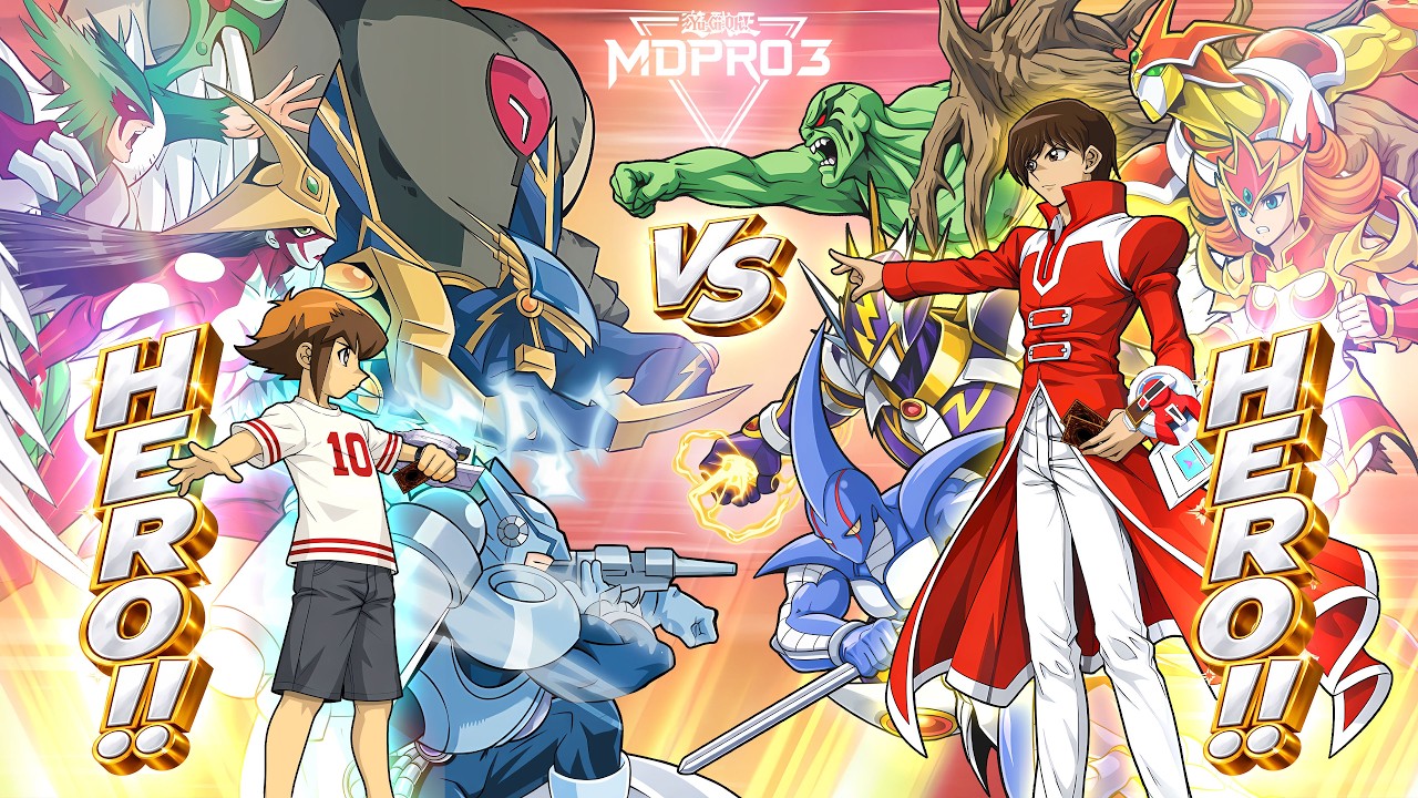 Jaden VS Koyo In Yu-Gi-Oh! MDPro3! 🔥 (HERO VS HERO)