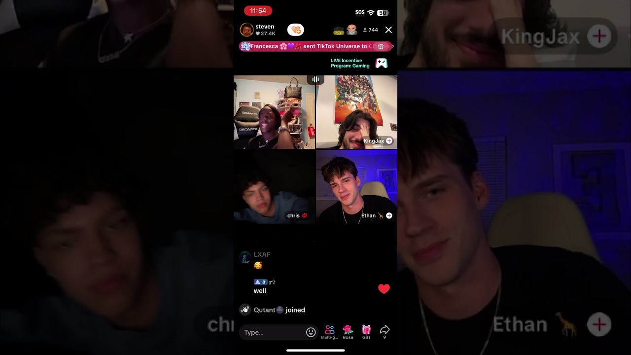 Stei TikTok Live with Chris Cotter, Ethan, & KingJax  (7/20/25)