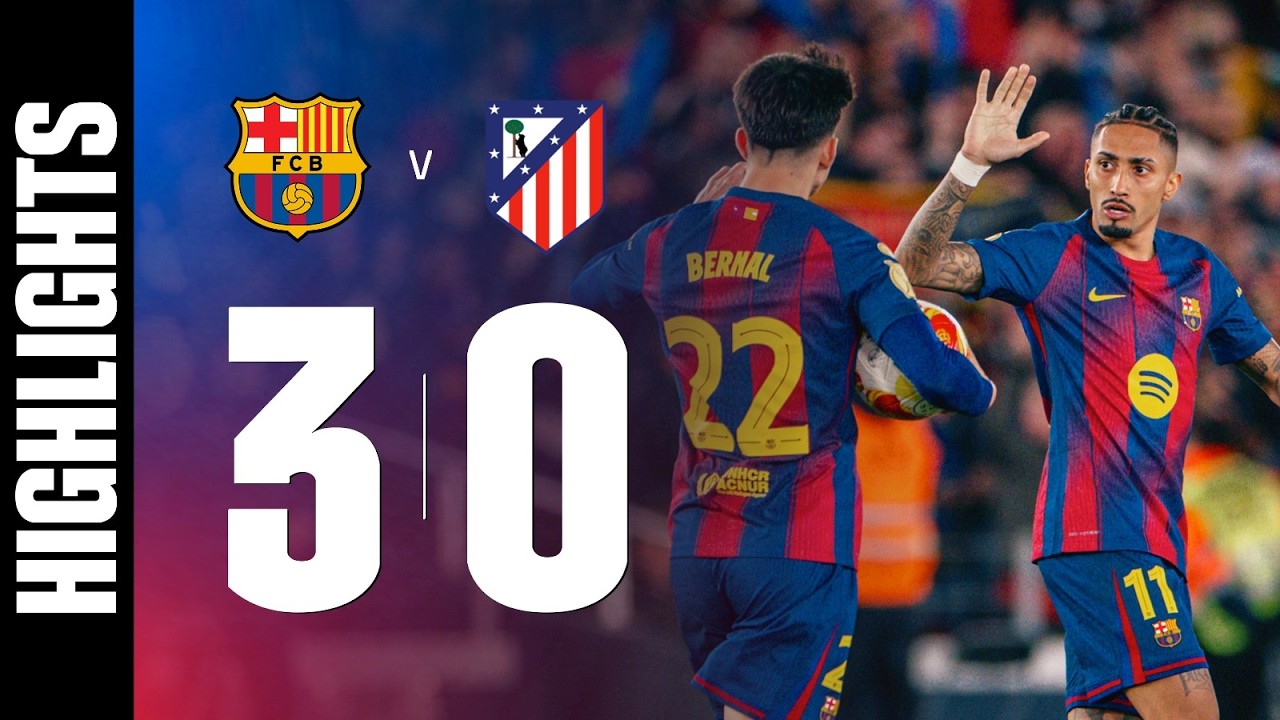 HIGHLIGHTS | FC BARCELONA 3 vs 0 ATLETICO MADRID | COPA DEL REY 25/26