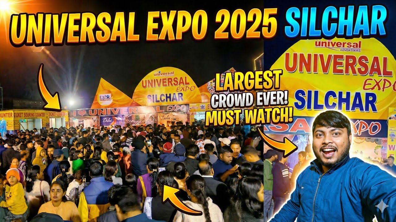Insane Crowd at UNIVERSAL EXPO SILCHAR  2025 😱🔥