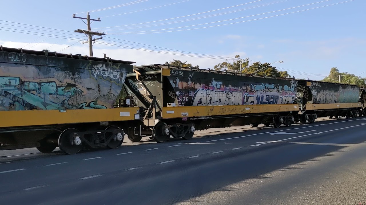 Wycheproof train through main street