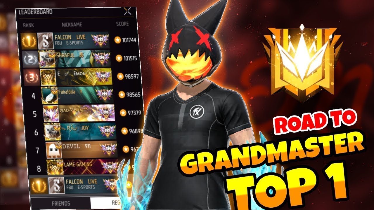 ROAD TO GRANDMASTER || MATCHMAKING WITH YOUTUBERS || FALCON FF LIVE