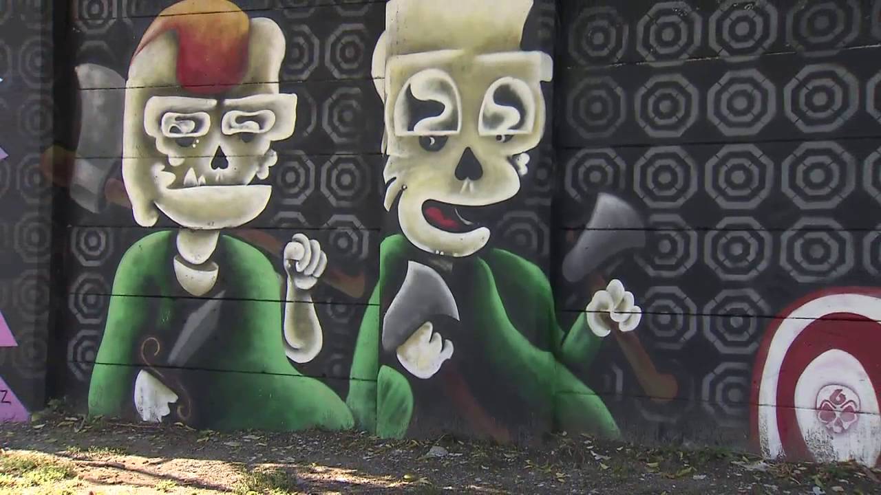 Video: Toronto Mural Project: 40 different sports, artists shine at Ravina Gardens Park