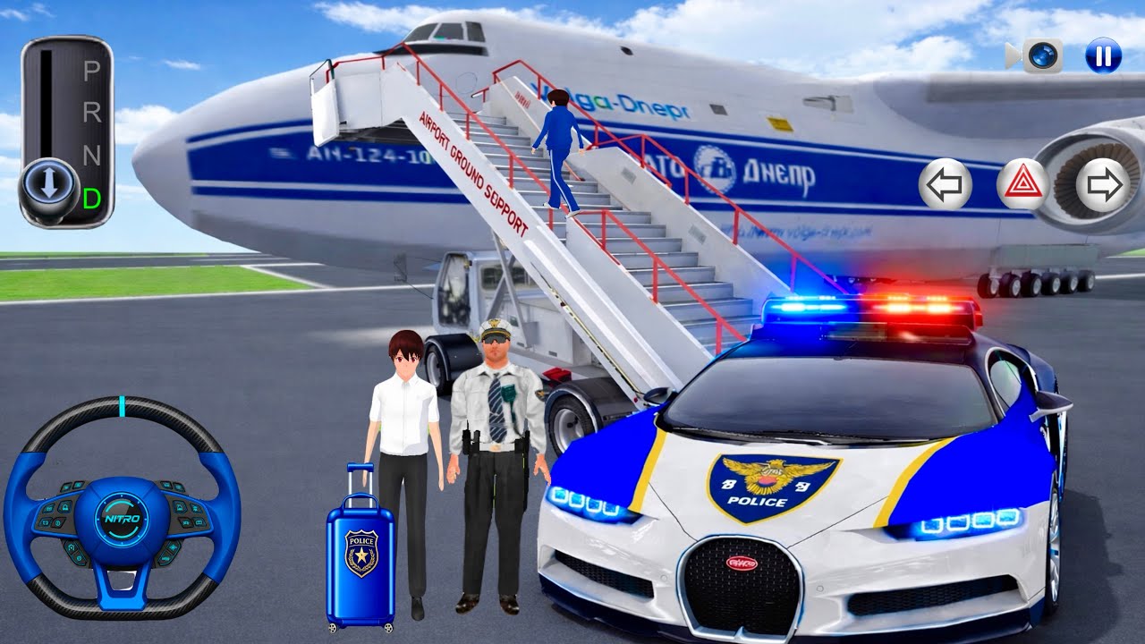 I Left This City with police bugatti Chiron-3d Driving Class android game play 2026 || Car Game 
