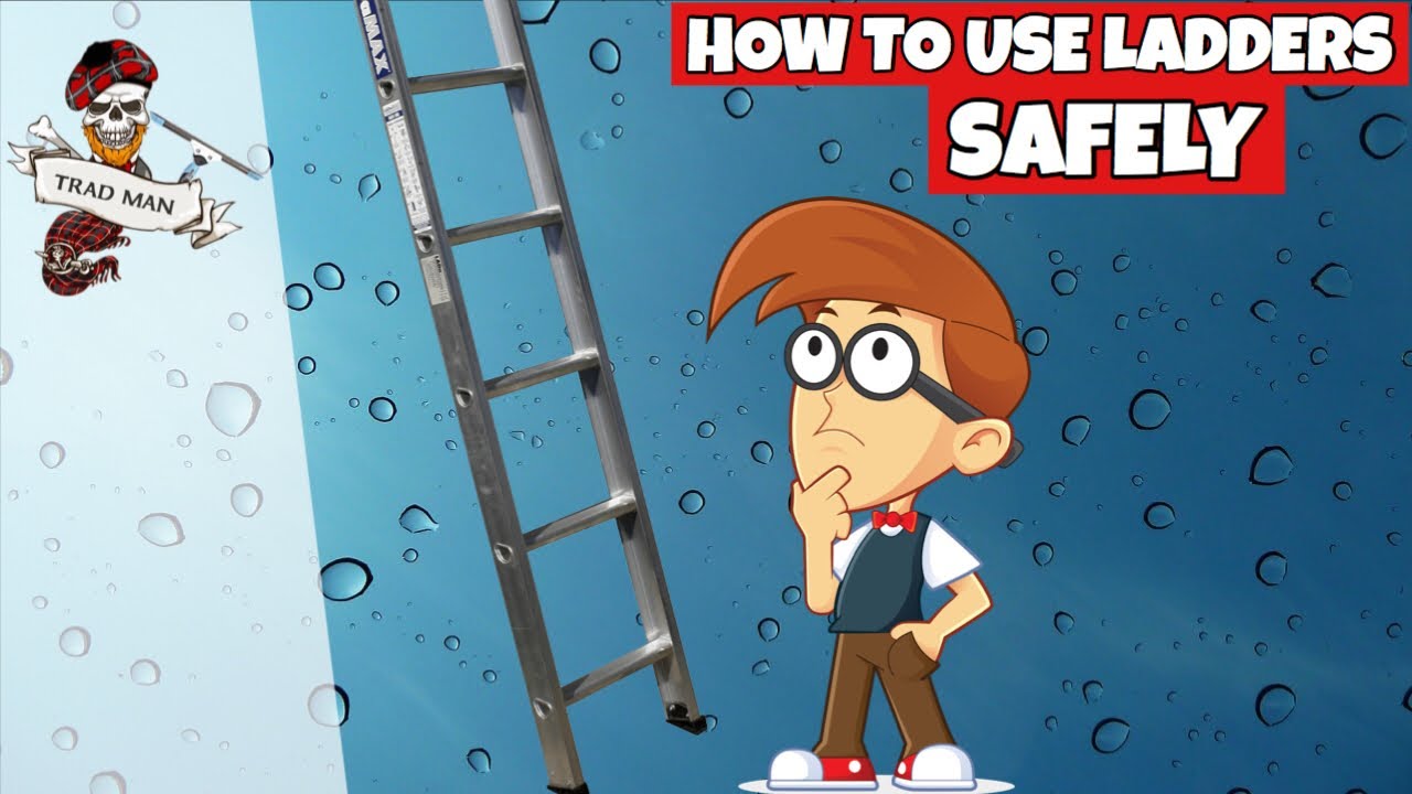 Using A Ladder Safely - Squeegee Skills Episode 2