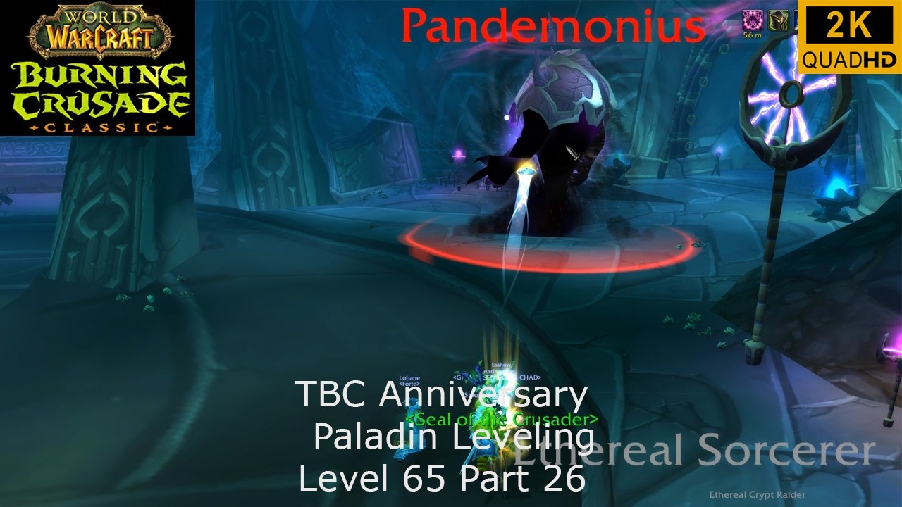 WoW TBC Anniversary | Paladin Leveling | Level 65 Part 26 | Retri Paladin PoV | No Commentary 2K