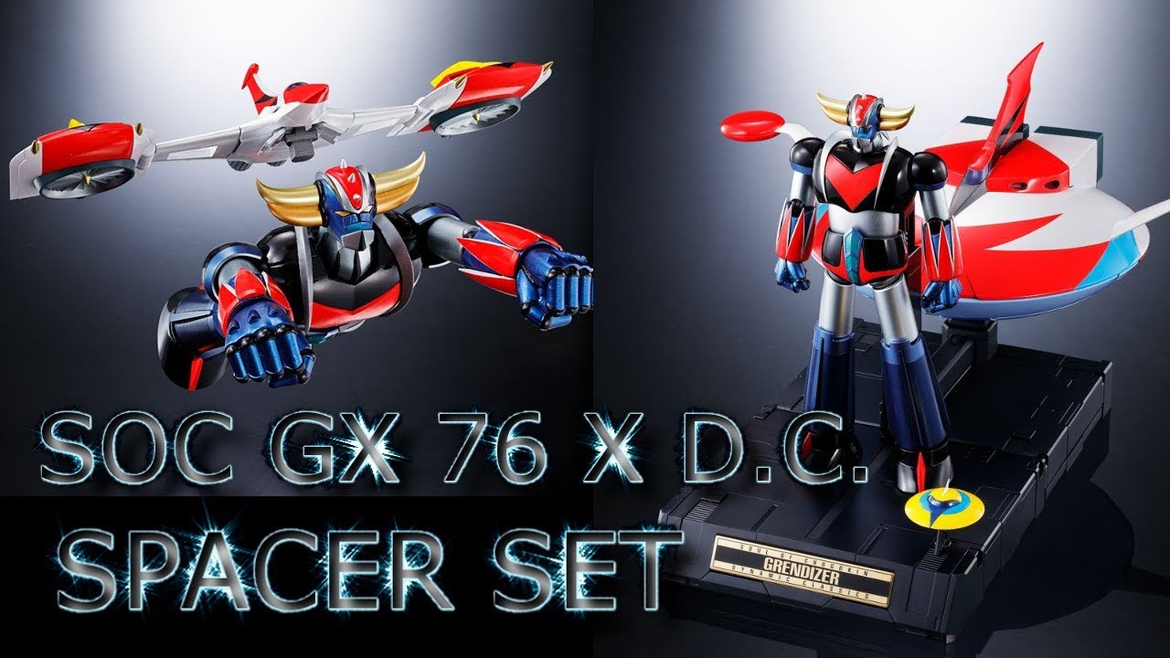 soul of chogokin GX 76 X  SPAZER SET -recensione di BLUMAXI SOC -