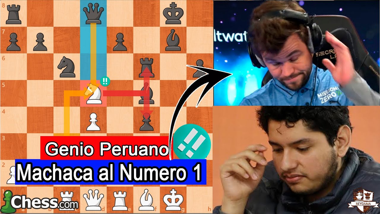 El Genio Peruano Machaca a Magnus Carlsen con Bombazo tras Bombazo!