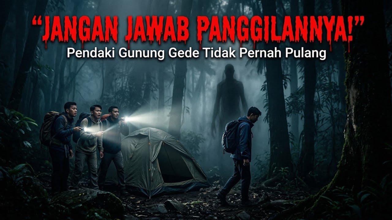 Larangan Aneh di Gunung Gede… yang Melanggar Tidak Pernah Pulang
