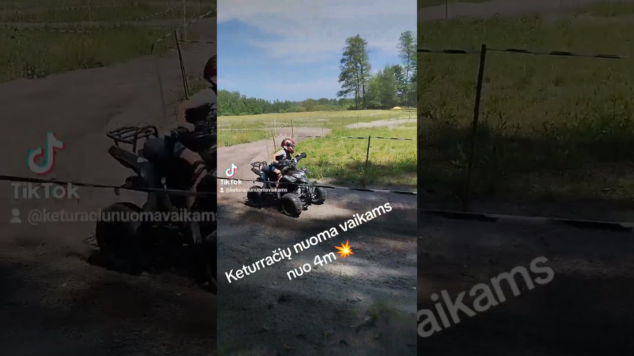 Richausta moto #adrenaline #atv #atraccion #gamta #gimtadienis #pramogos #vaikai #trasa #quad