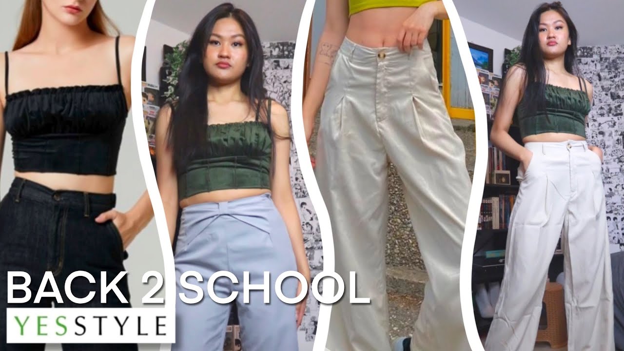 Back to School Basic's Clothing Haul | YS by YesStyle