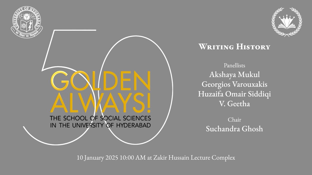 Panel Discussion: Writing History - Akshaya Mukul, Georgios Varouxakis, Huzaifa Siddiqi & V Geetha