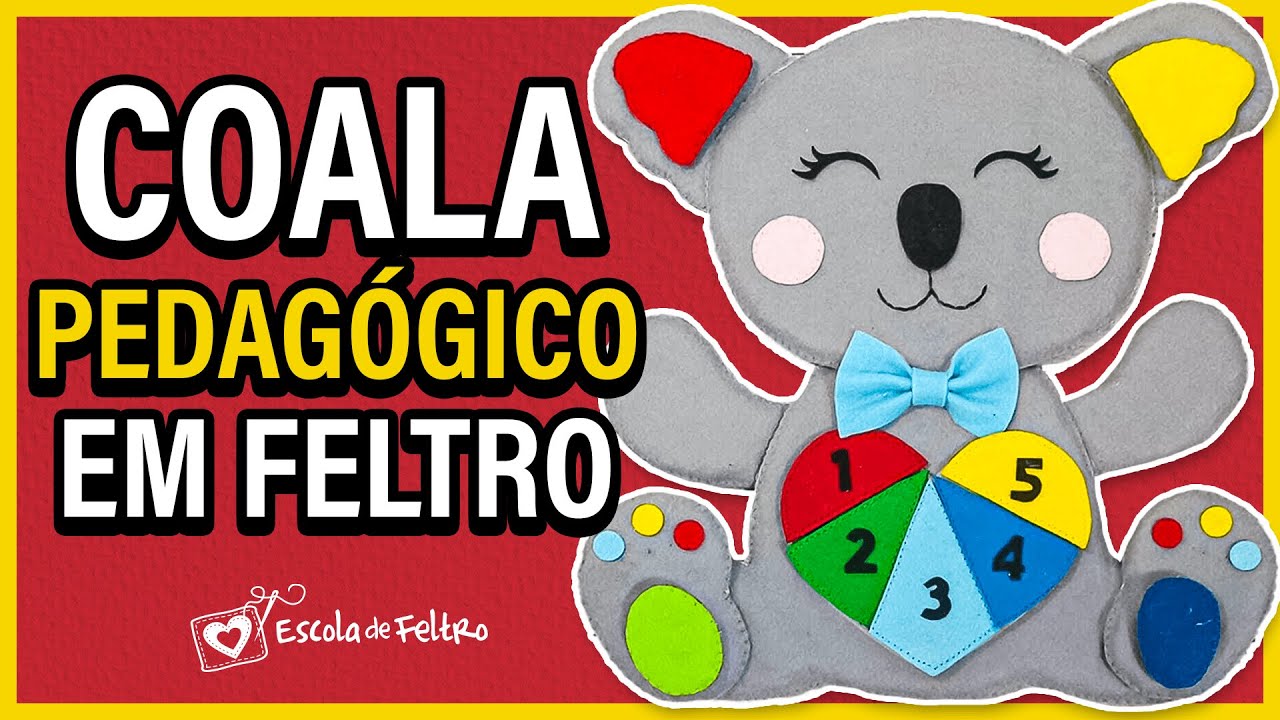 Coala Pedagógico - AULA + MOLDE GRÁTIS