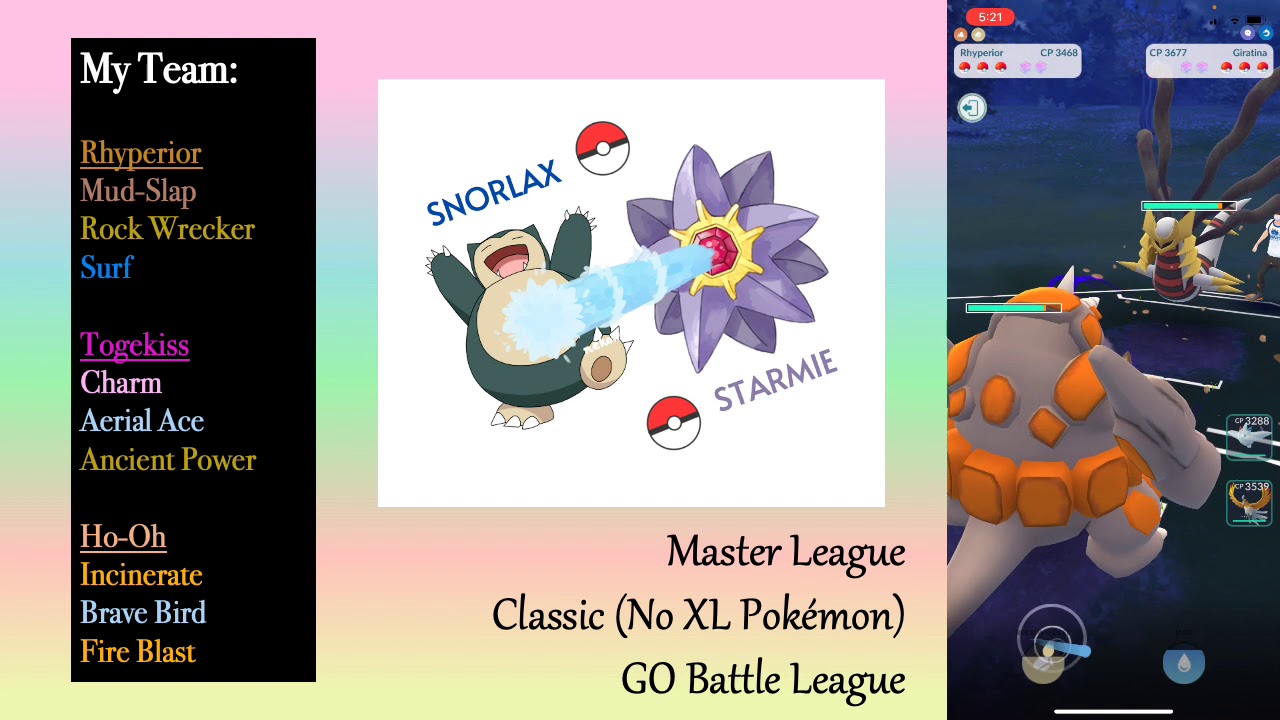 Mud-Slap Rhyperior DOMINATES Common Lead Scenarios in Master League Classic
