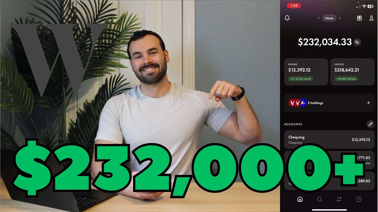 Мой портфель акций Wealthsimple Trade стоимостью более 232 000 долларов и дивидендный доход