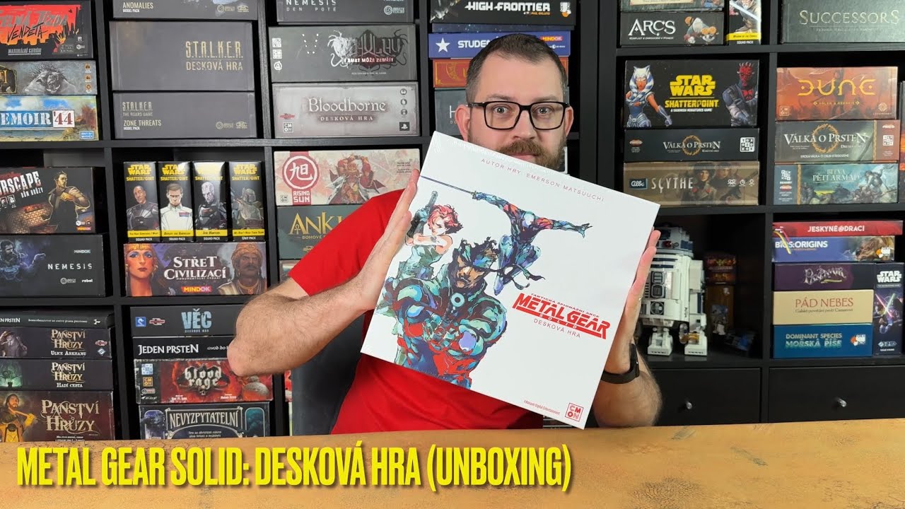 Metal Gear Solid: Desková hra (Unboxing)