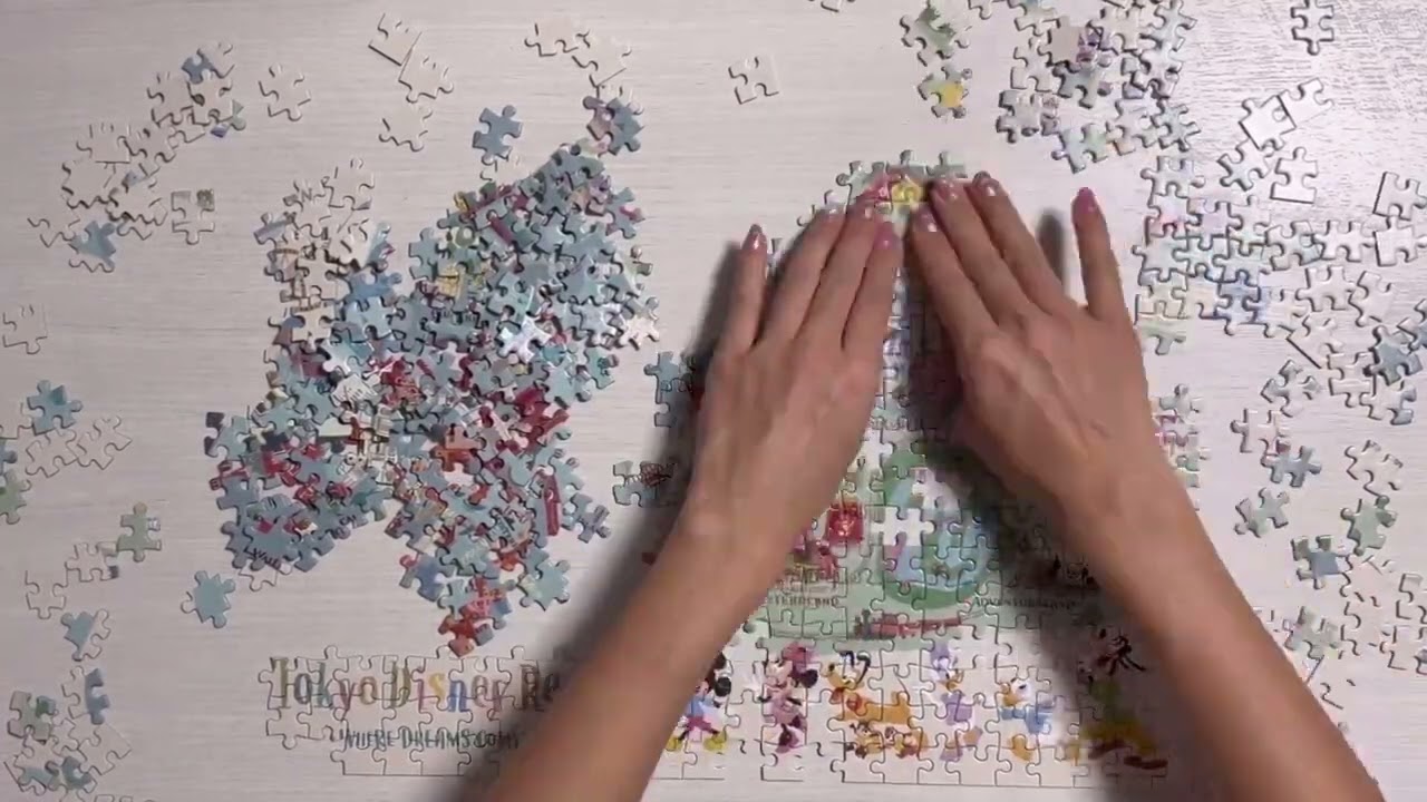 東京ディズニーリゾート 500ピースジグソーパズル🧩やってみた