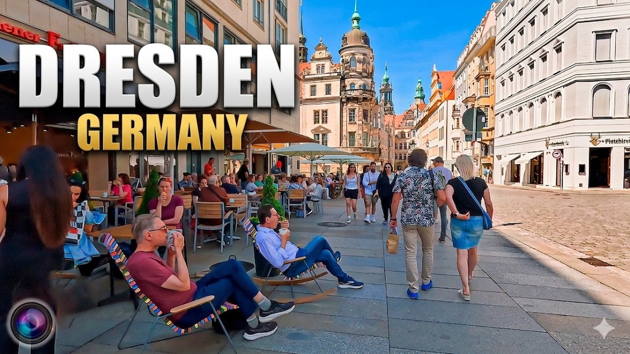 Germany, Dresden - Summer Walk: Hidden Gems & Scenic Views in 4K HDR