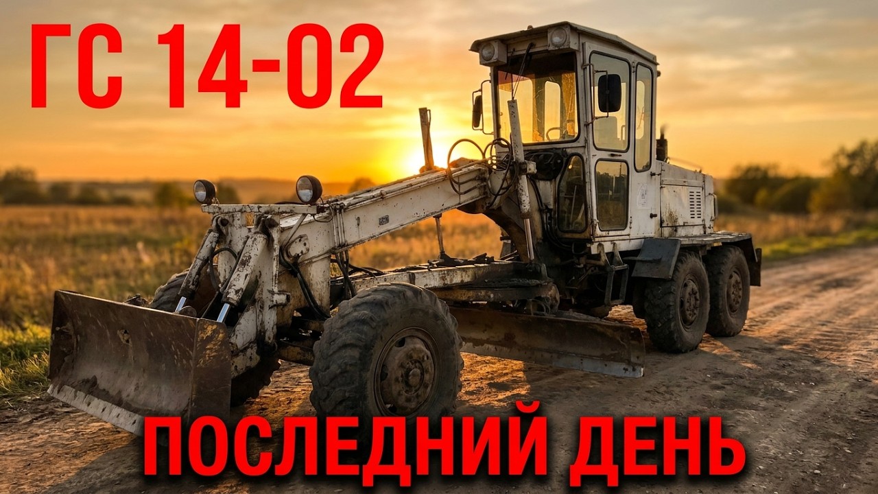 Последняя работа на автогрейдере ГС 14-02,уволился.