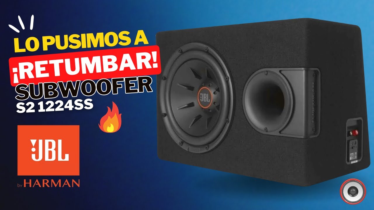 🔊  Prueba de sonido: #subwoofer con cajón JBL S2 1224SS 🔥