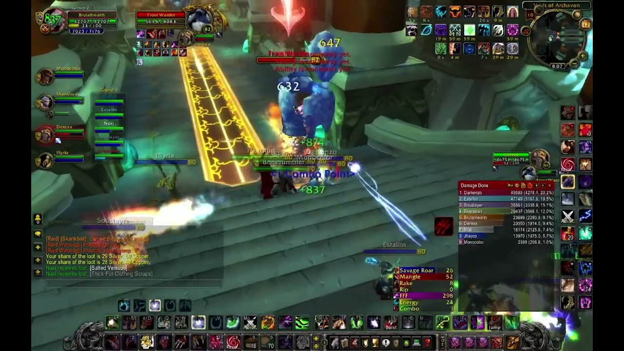Feral druid tank #65 VOA 10 WOTLK (Warmane)