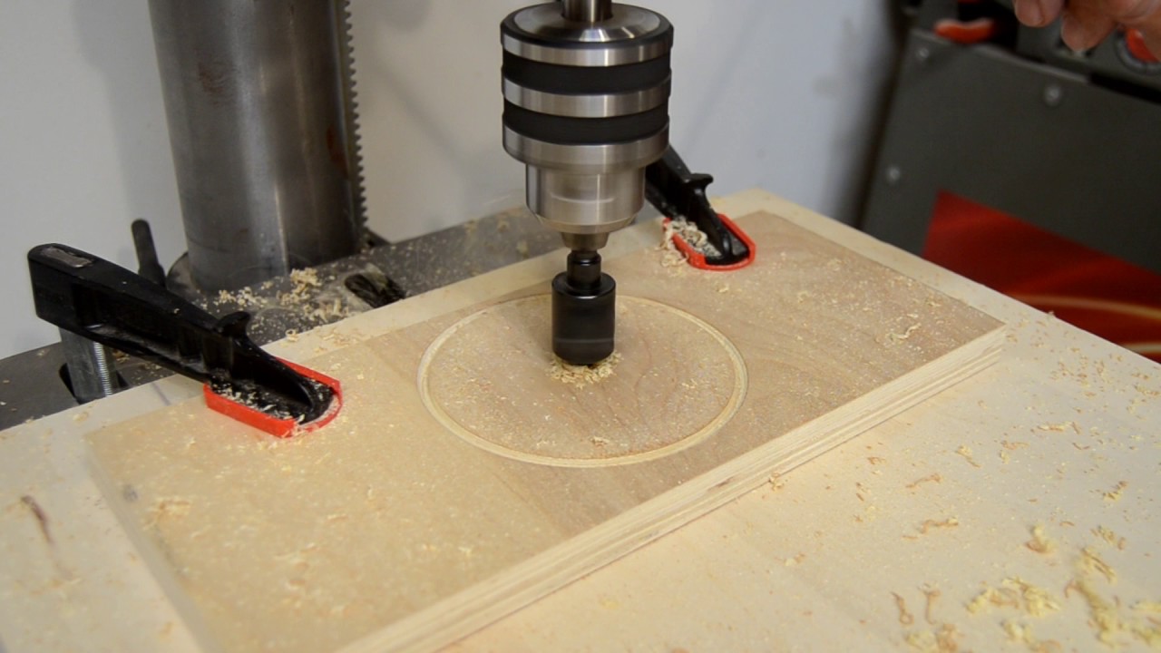 Special Cutters with the NOVA Voyager DVR Variable Speed Drill Press