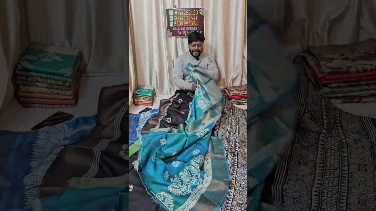 ভিডিও তো একবার দেখতেই হবে, ভালো লাগে 🥹😜 || GACHI TUSSAR SILK || WP US- 9064262150 ||