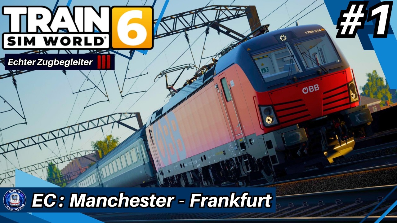 EC 3101: Manchester - Frankfurt #1 | Manchester - Wimslow | Train Sim World 6 | 🔊ANSAGEN🔊