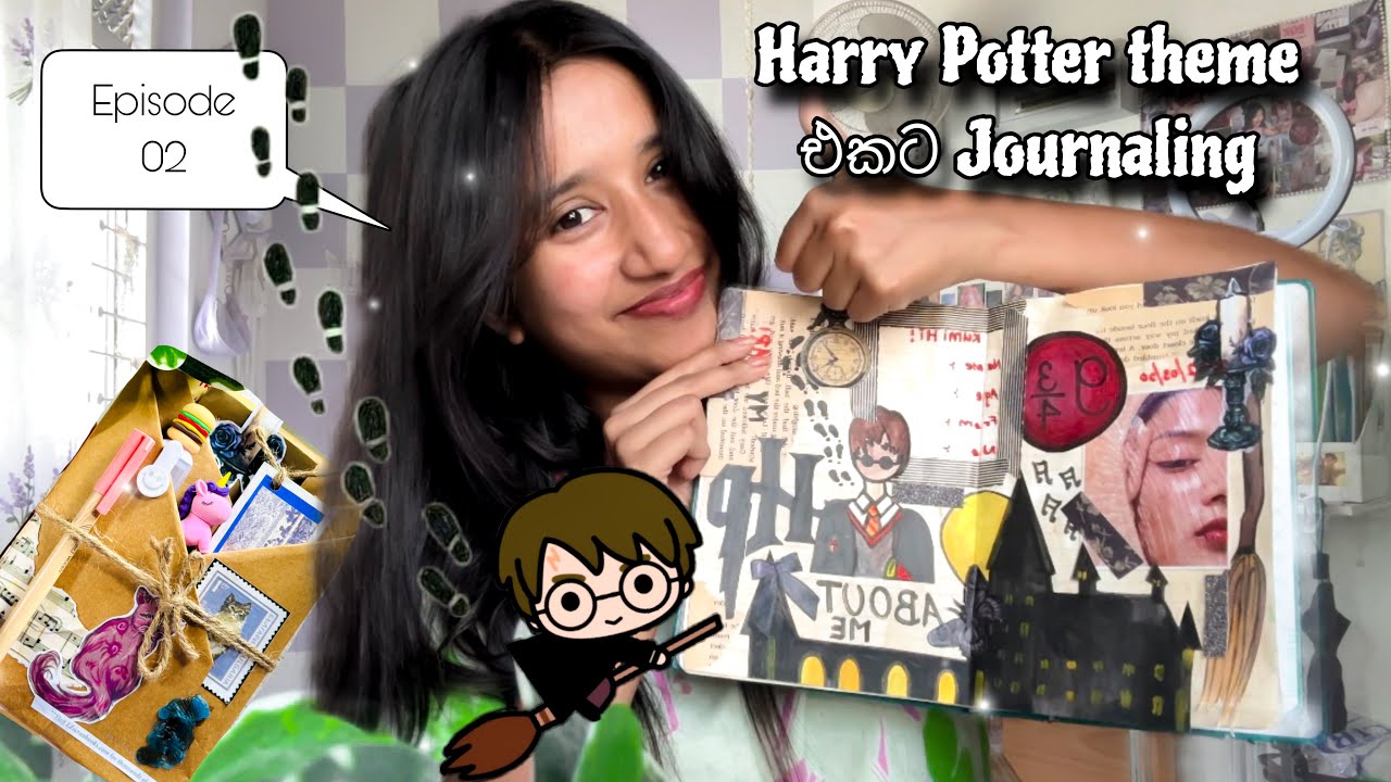 2026ට💐 Harry Potter theme එකට Journaling♥️🤭/සිංහල Vlog 