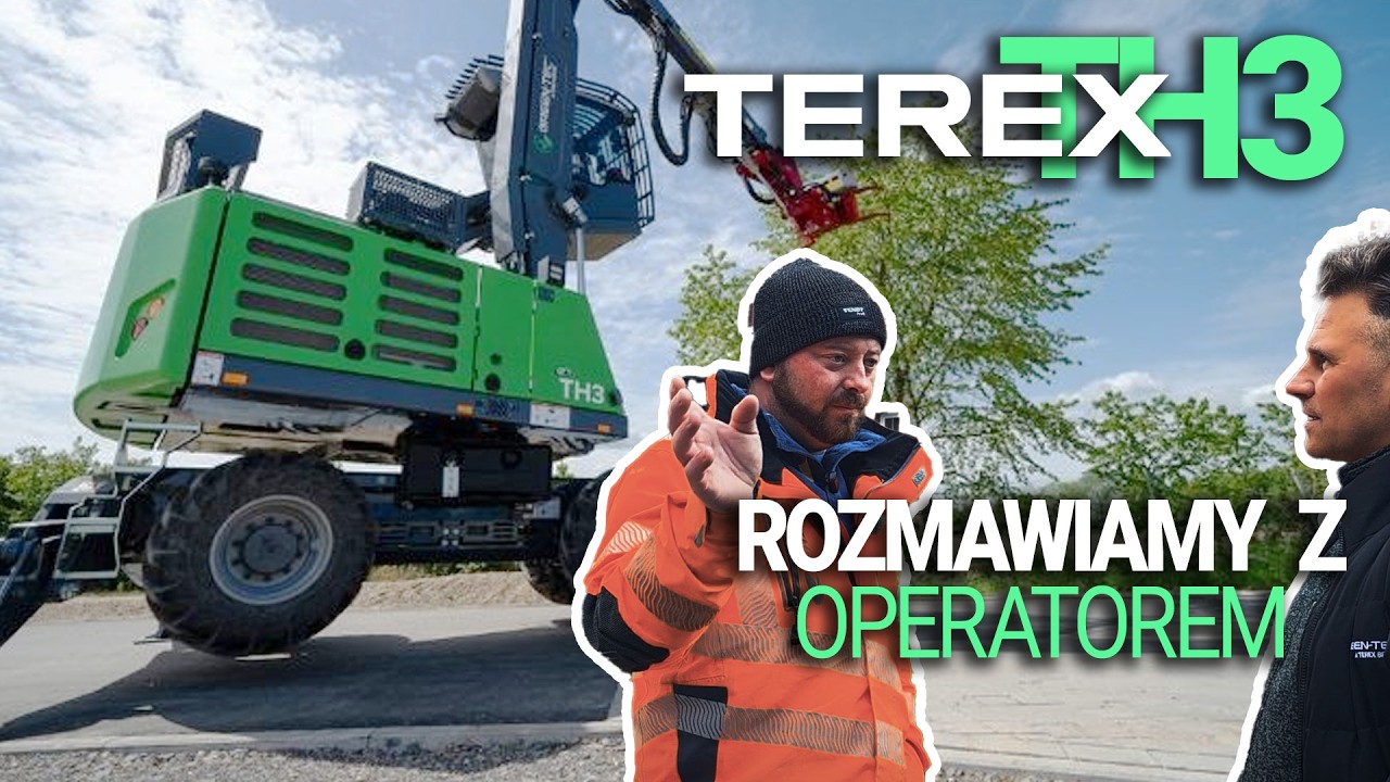 Zasięg 15 metr&oacute;w! Maszyna do wycinki gałęzi przy drogach, pielęgnacji drzew Terex Green-Tec TH3