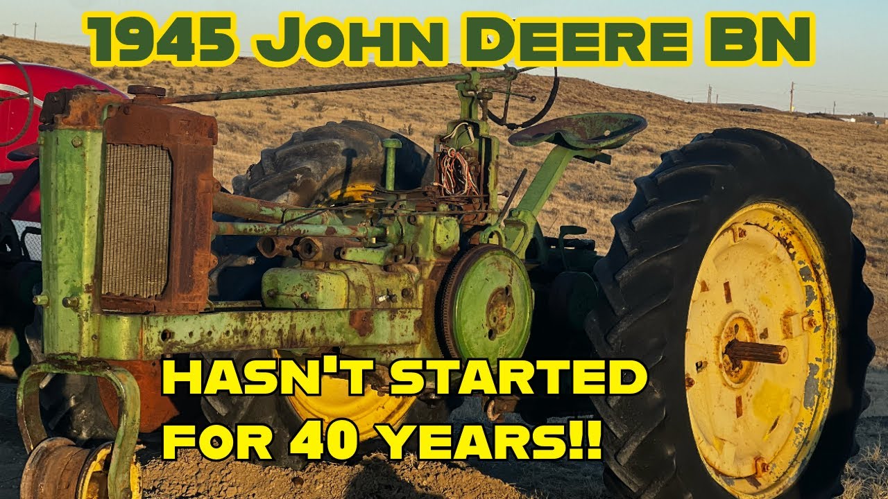 Возрождение 79-летнего трактора John Deere после 40 лет простоя