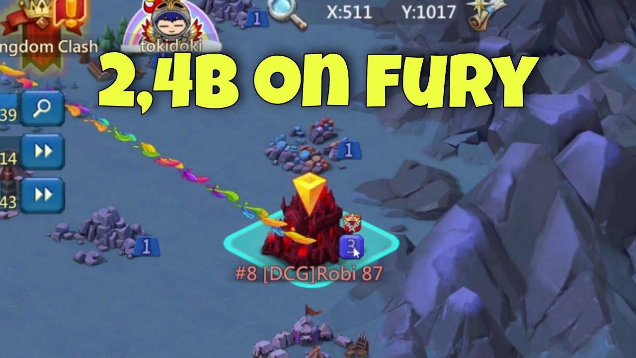 Lords Mobile - Geat KVK in BZR. Fort trap never gets old