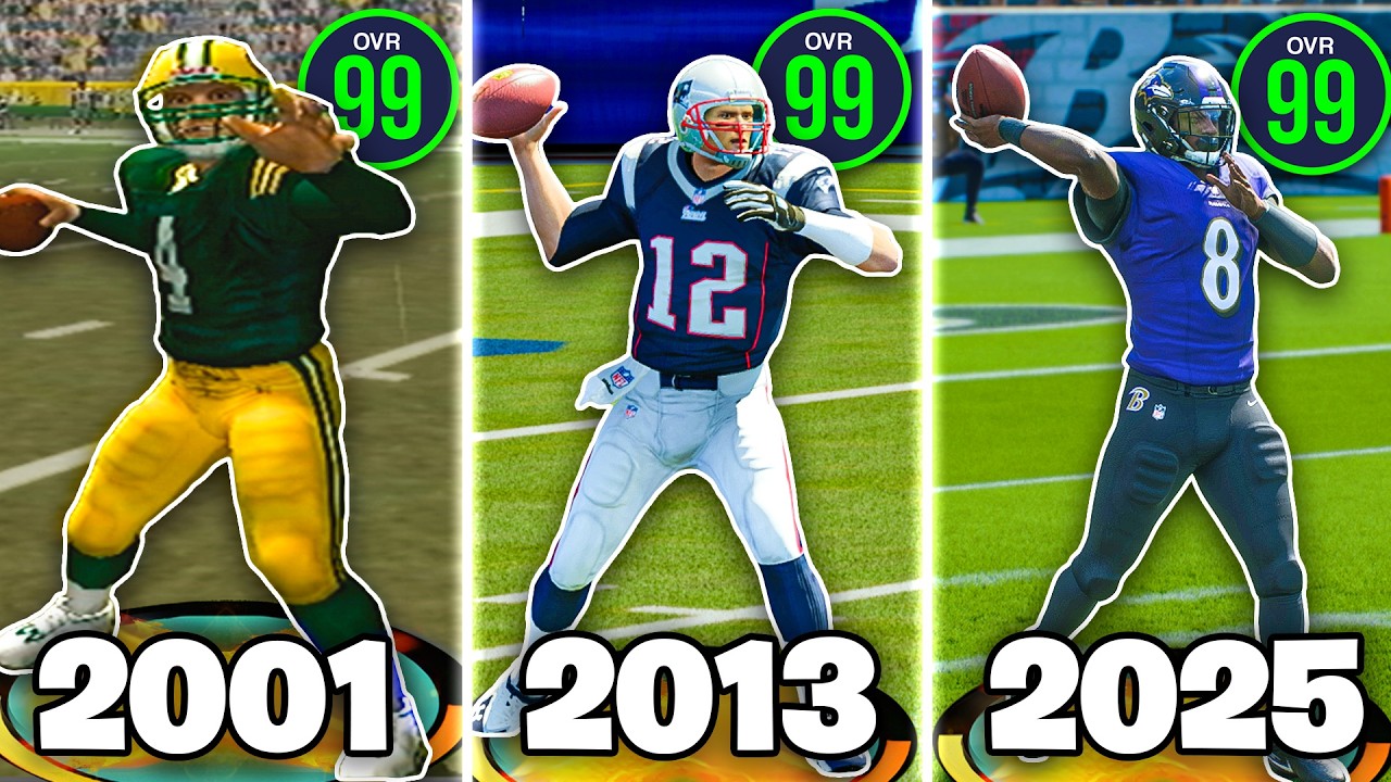 Scoring A Touchdown With The BEST Quarterback In EVERY Madden!