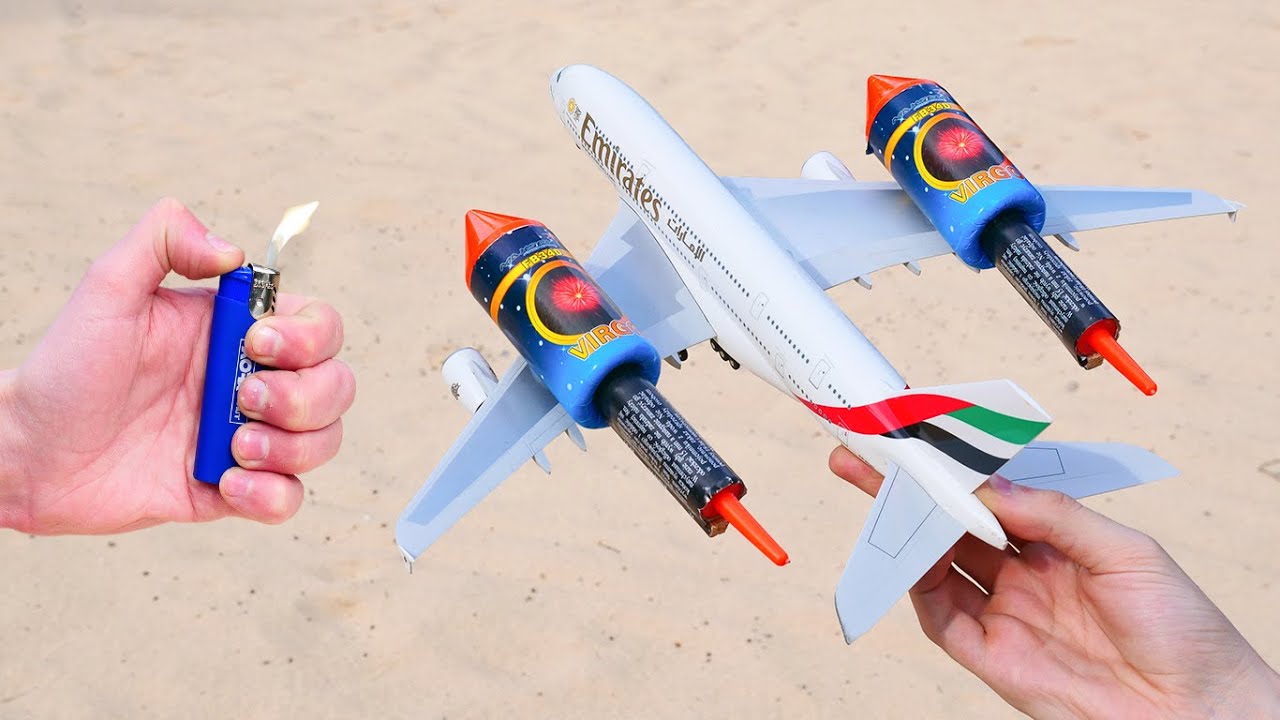 Experiment: Rocket powered Airplane!