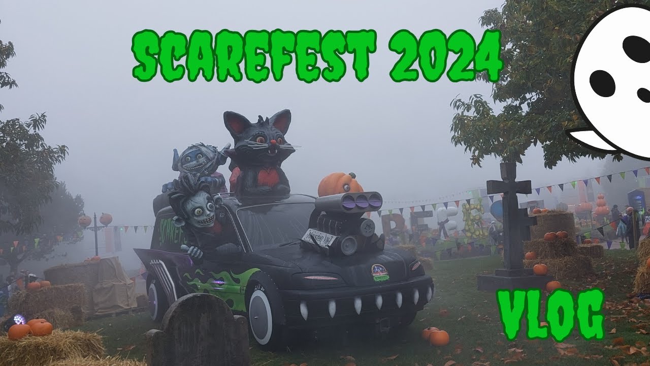 Alton Towers Scarefest Vlog - 2024
