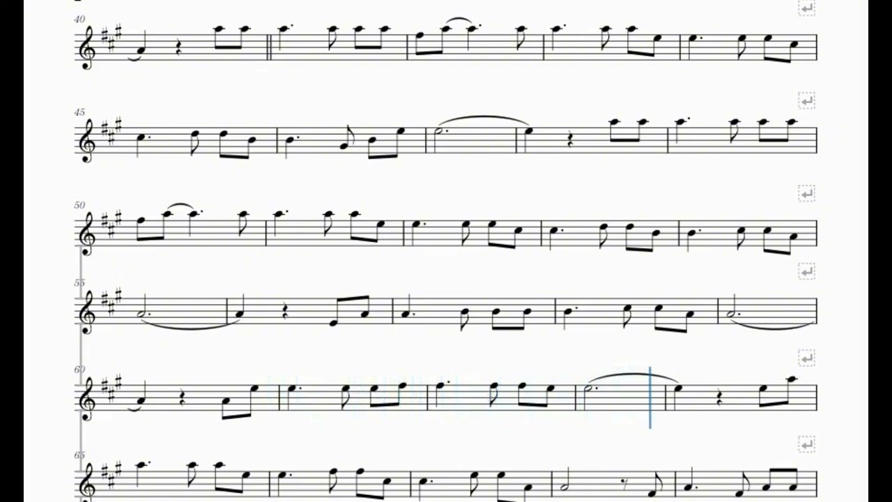 Niệm Khúc Cuối (nhạc nền cho Alto Sax)