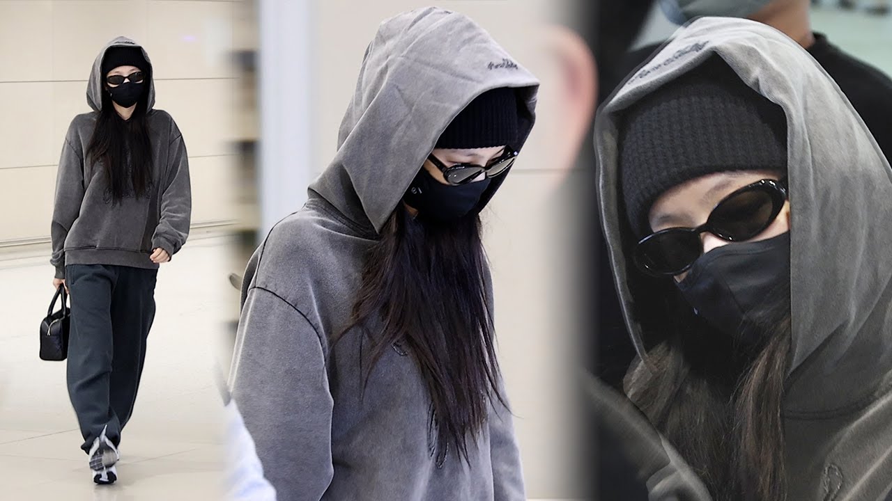230503 BLACKPINK “JENNIE” (블랙핑크 제니) ARRIVAL (Met Gala 데뷔 후 입국) | 인천공항 • 비몽
