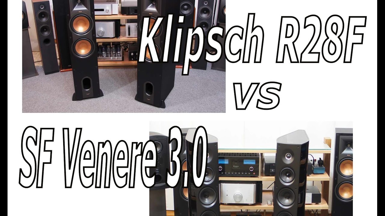 Klipsch R28f vs Sonus Faber Venere 3 0 sond test video HD