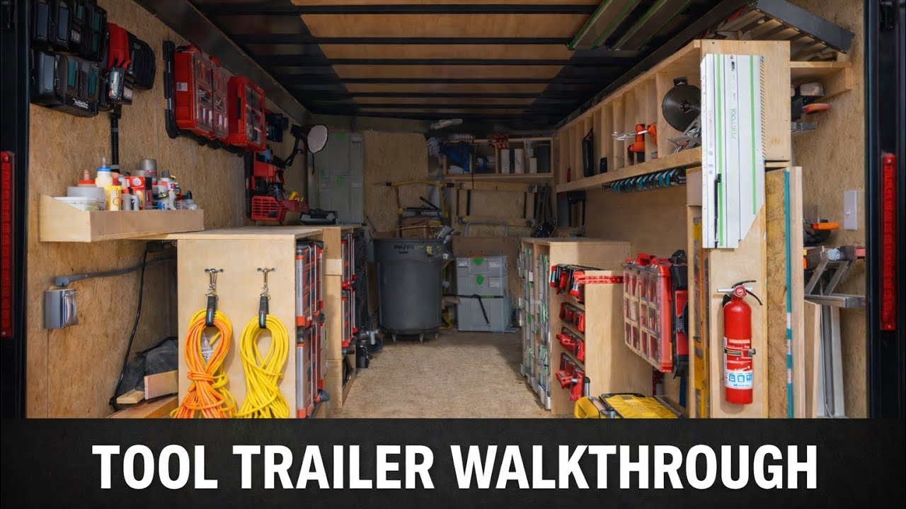 Inside My Tool Trailer | Full Walkthrough