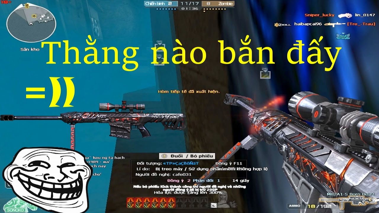 [ Bình Luận CF ] Ngụy Trang bắn tỉa Zombie - Tiền Zombie v4
