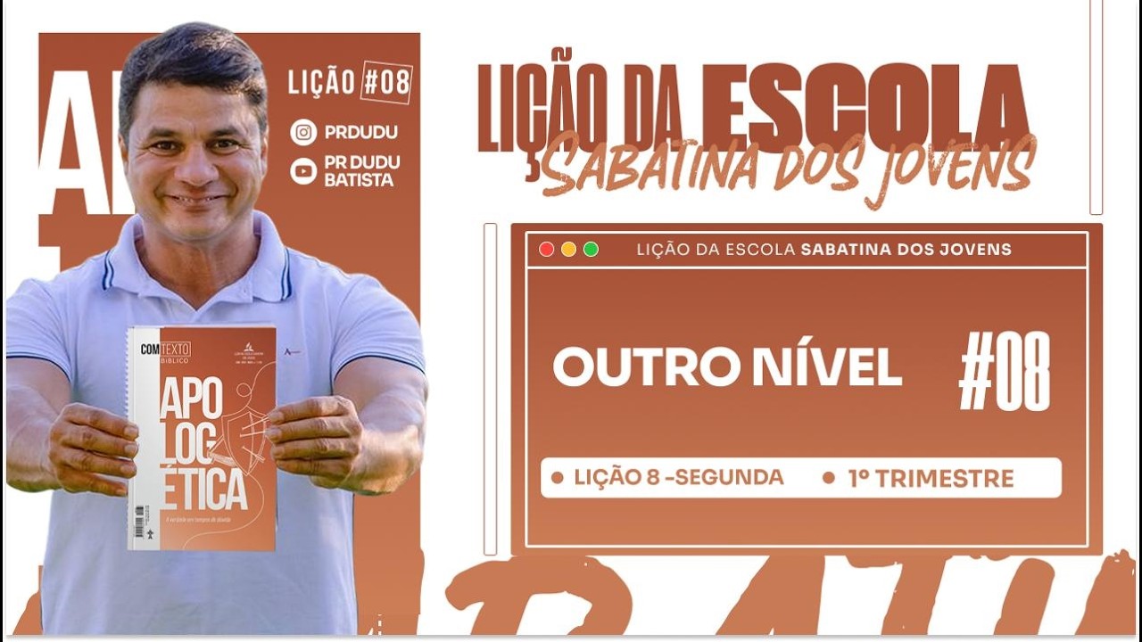 Li&ccedil;&atilde;o da  Escola SABATINA JOVEM , Segunda 16/02/2026  