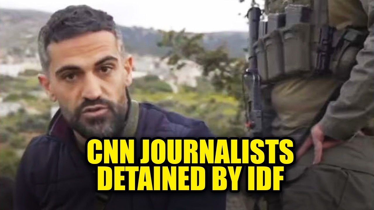 СМОТРИТЕ: Солдат душит журналиста CNN, съемочную группу задерживают прямо на камеру.