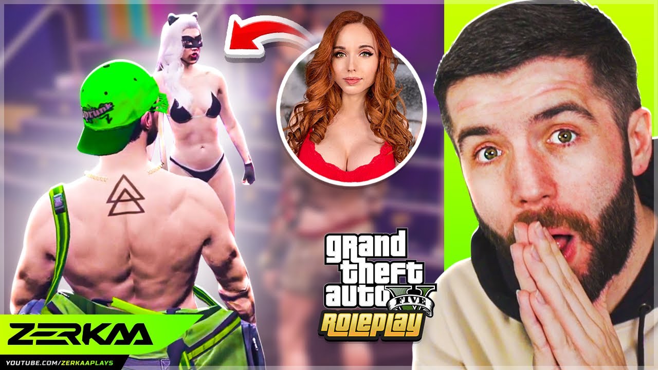 Zerkaa Meets AMOURANTH In GTA 5 RP!