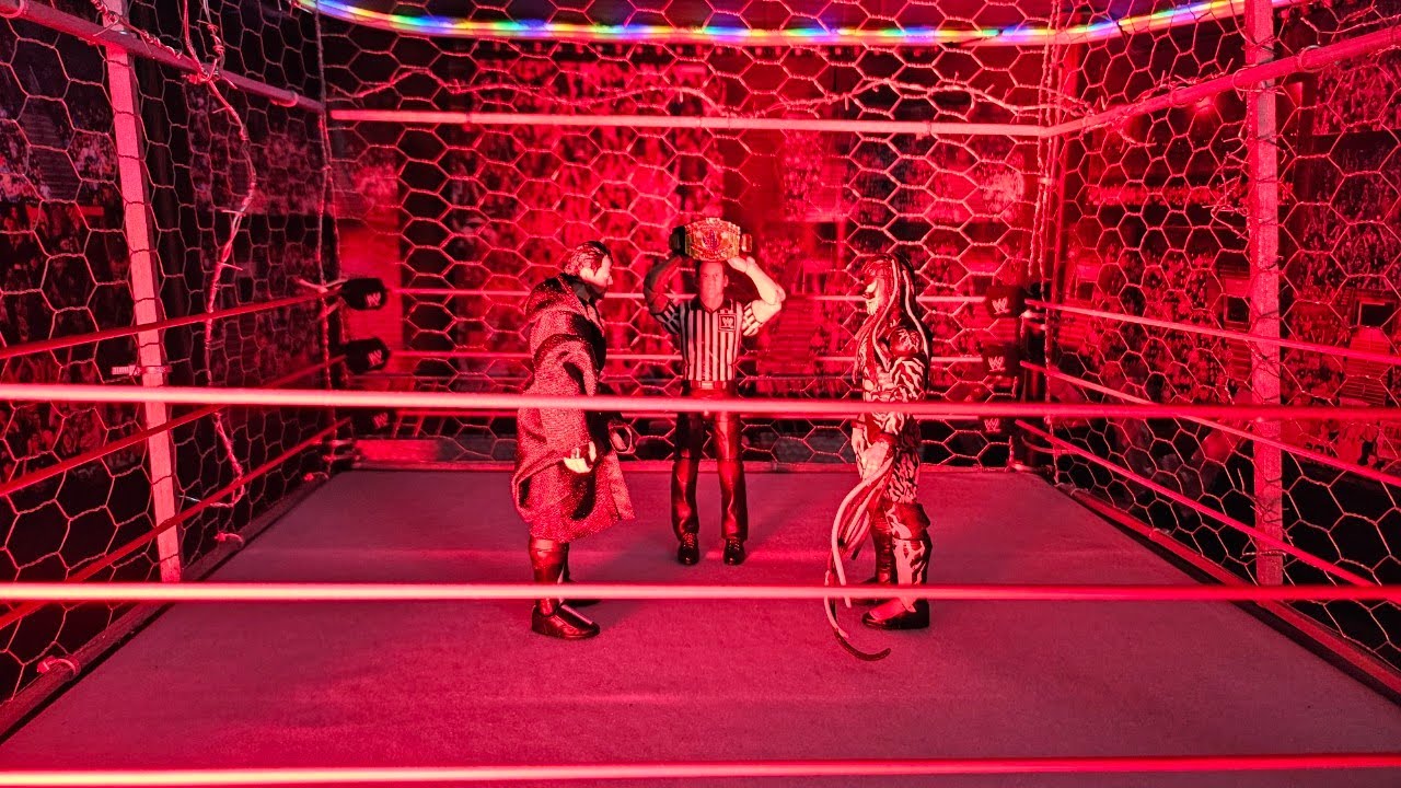 XL Barbed Wire Cage for the intercontinental championship - Shinsuke Nakamura Vs. Finn Balor #wwe