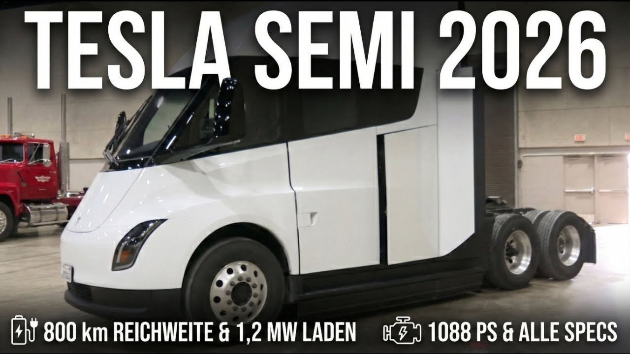 2026 Tesla Semi: Alle Serien-Specs & Preise im &Uuml;berblick